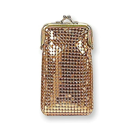 Gold-tone Sequin Eyeglass / Cigarette / Multi-purpose Case QGM4872