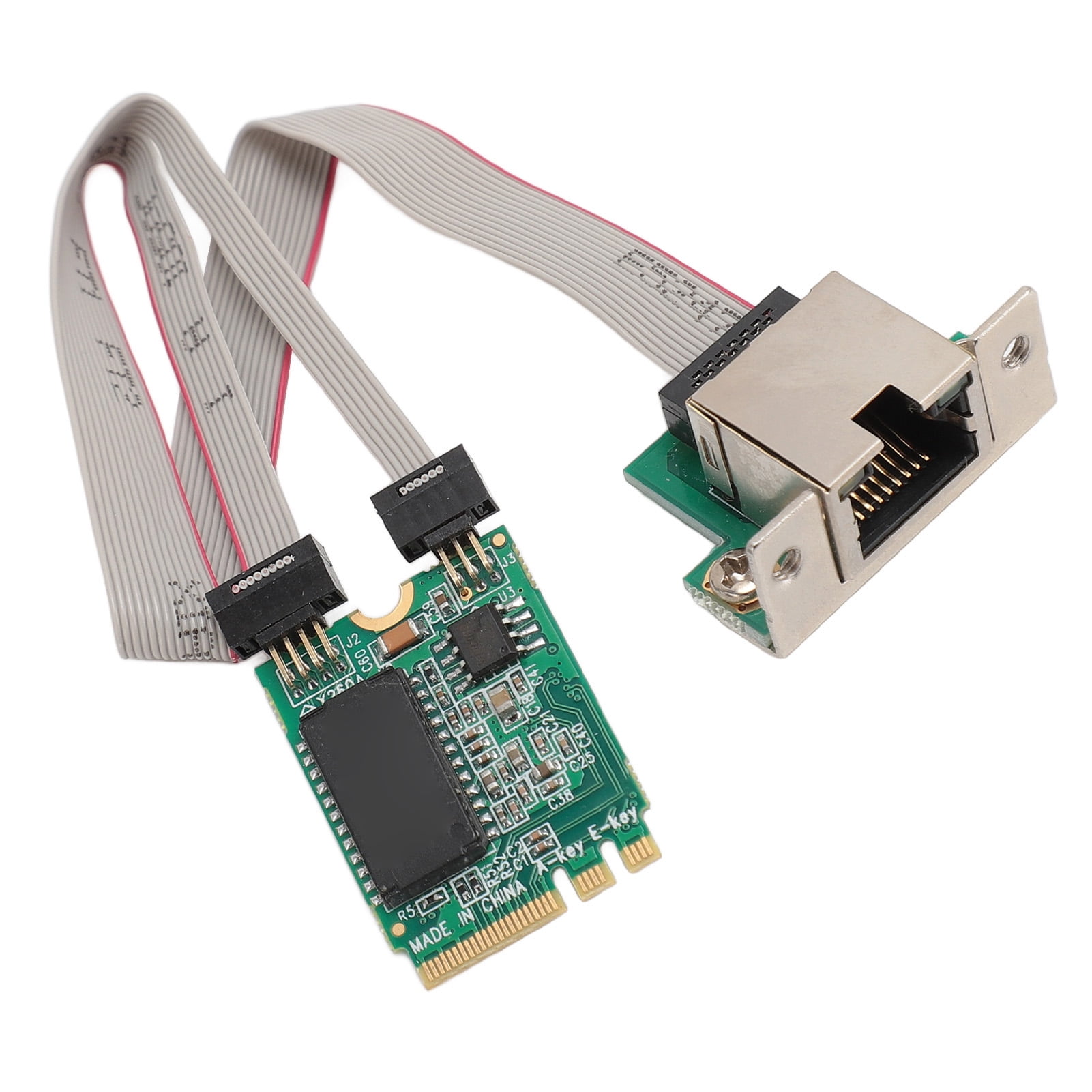 Gigabit Ethernet Card, High Speed Single Port Card M.2 A+E Bent