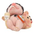 thumbnail image 4 of Statue de Cochon, Statue de Cochon Drôle Texturée Dessin Animé Exquis pour Table, 4 of 8