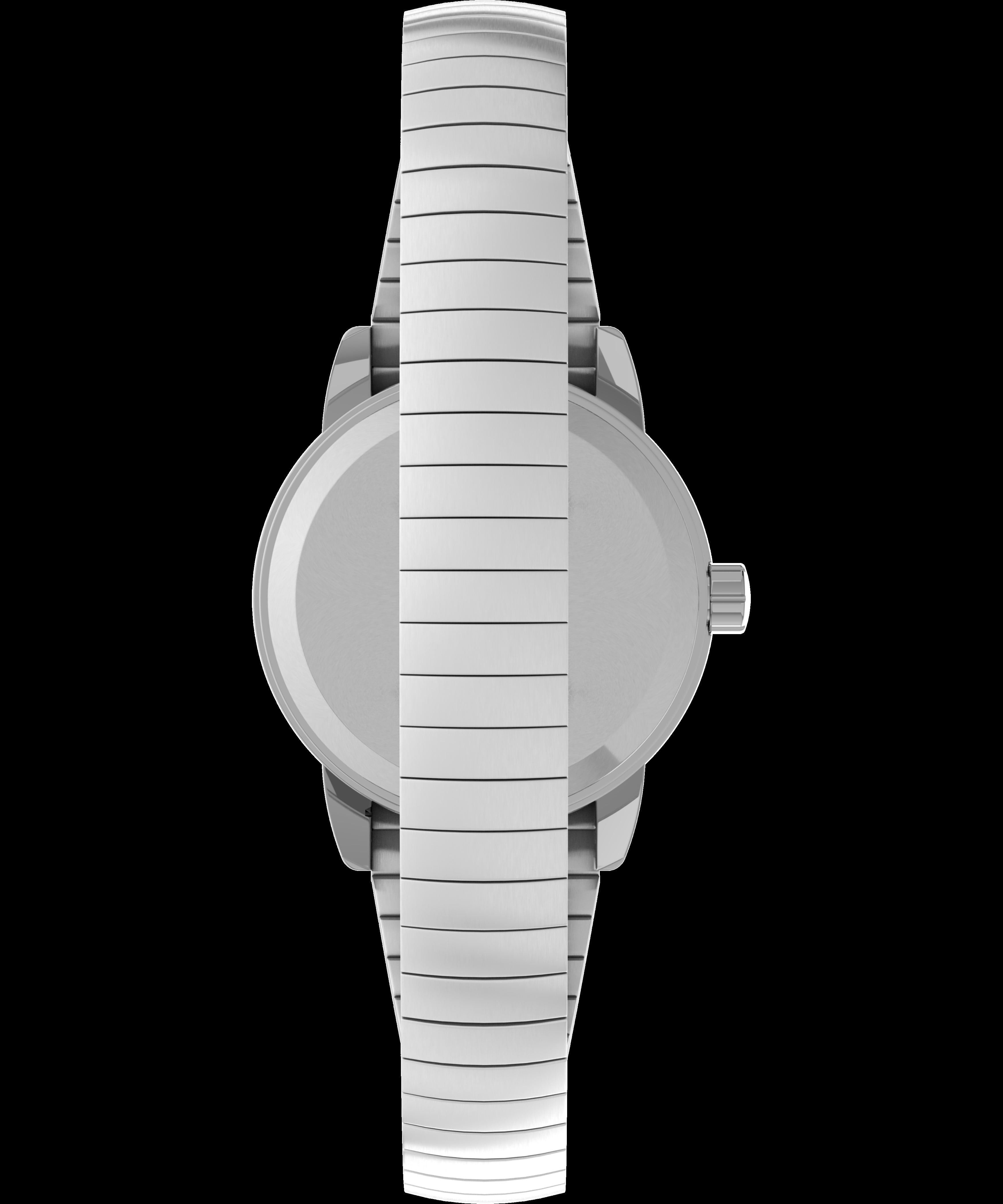 Indiglo by Timex Ladies' Adult Stainless Steel Expansion Band Wristwatch, Silver, T2H371WX