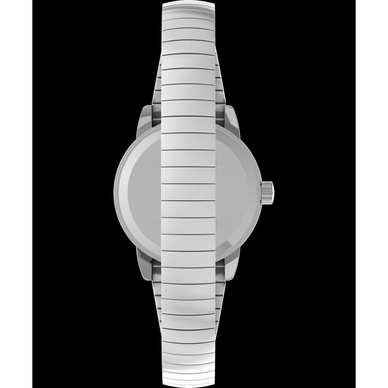 Free Shipping! Timex Indiglo Ladies Stainless Steel Expansion Band