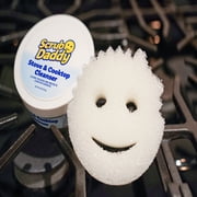 Scrub Daddy Stovetop & Cooktop Cleanser with Scrub Mommy Non-Scratch Cleaning Sponge