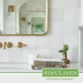 thumbnail image 2 of SimuLinen 12"x17" Disposable Guest Hand Towels - Silver Magnolia Design - 100ct, 2 of 8