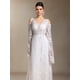 thumbnail image 2 of Vestido de novia bellabarnetten Eren con cuello en V y encaje bohemio, 2 of 5
