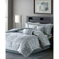 thumbnail image 3 of Madison Park Contemporary 7 Piece Comforter Sets Queen with Comforter and Standard Shams and Bedskirt and Decorative Pillows, 3 of 3
