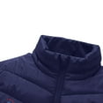 thumbnail image 3 of guisaled Heated Vest, Men Winter Lightweight Warm Heated Vests Full Zip Stand Collar Soft Shell Heating Jackets Outdoor Hunting Vest Clothing, 3 of 4