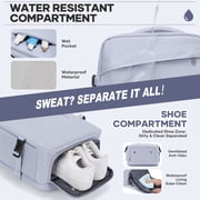 Vacpack Backpack with Vacuum Seal Travel Backpack Men, Vacuum Compression Backpack with Portable Air Pump, Vacuum Seal Carry on Backpack for Airplanes Women Laptop Airback Vac Pack Daypack Purple