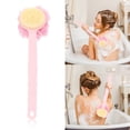 thumbnail image 4 of Mango de ducha de baño, esponjas de ducha de baño de mango largo, cepillo para espalda, cepillo corporal, estética elegante, 4 of 9