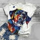 thumbnail image 1 of Puntoco Tallas grandes Mujer Manga corta 3D Animal Impreso O-cuello tops Camiseta Blusa Puntoco Puntoco-6123, 1 of 5