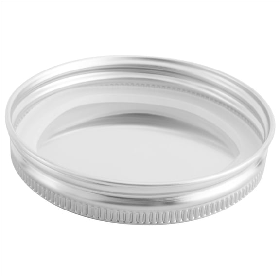 8 Pcs Stainless Steel Jar Lids 86Mm Sealed Leak Proof Cover With Silicone Seals Storage Solid Caps Wide Mouth Lid