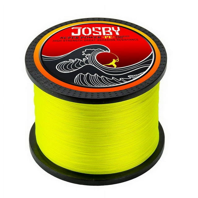 300M 500M 1000M 8 Strands 4 Strands 10-80LB PE Braided Fishing Wire Multifilament Super Strong Fishing Line Japan Multicolor YELLOW 4 Strands 300M 52LB