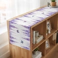 thumbnail image 6 of Table Runners 90 Inches Long Dress Scarves, Wisteria Farmhouse Coffee/Dining/Kitchen Table Runner for Living Room, Purple Flowers Butterflies Vintage Spring 13x90 Inch, 6 of 9