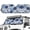 Blue Hibiscus Palm Leaves, variant on Yuyamidu Blue Hibiscus Windshield Sunshade Palm Leaves Front Window Sun Shade Foldable Sun Visor for Jeep Wrangler TJ JK JKU Sport Sahara Rubicon 2 Door & 4 Door