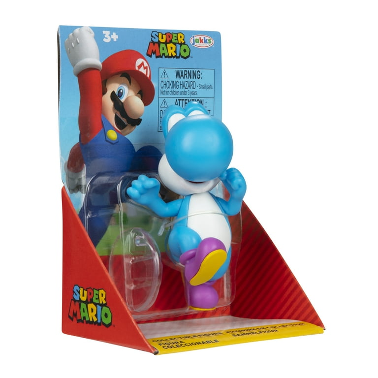 Nintendo 2.5 inch Light Blue Running Yoshi Articulated