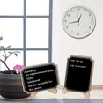 thumbnail image 4 of 20 Pack Mini Chalkboards Signs With Liquid Chalk Marker, Small Wooden Chalkboard Labels With Support Easels, Place Cards Food Signs Blackboards Compat, 4 of 5
