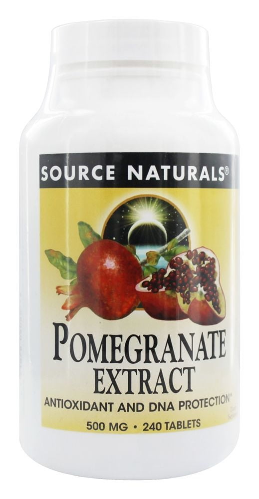 Source Naturals Pomegranate Extract 500 mg. 240 Tablets