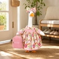 thumbnail image 5 of Porch Goose Fall Decorations Outfits,23 Inch Campus Style Goose Statue Dress Costume and Bow Headpiece,Thankgiving and Autumn Harvest Front Porch Display, 5 of 9