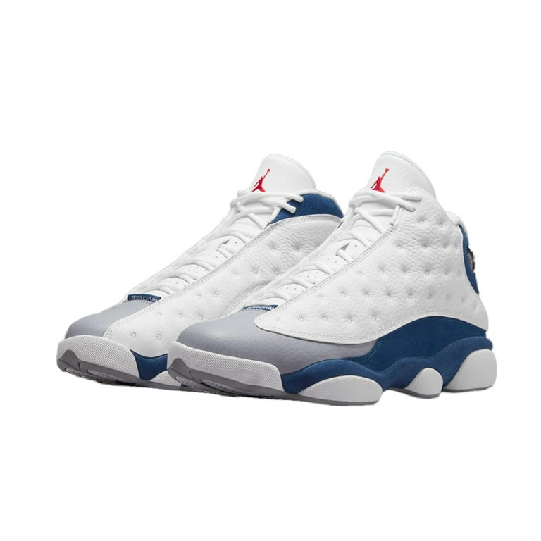 Men's Jordan 13 Retro French Blue White/Fire Red-French Blue (414571 164)  - 9 