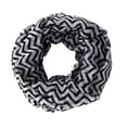 thumbnail image 3 of Chevron Zig Zag Pattern Chic Lightweight Sheer Infinity Loop Scarf, 3 of 10