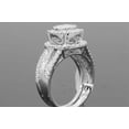 thumbnail image 5 of 10K WHITE GOLD 1.25 CARAT WOMENS REAL DIAMOND ENGAGEMENT RING WEDDING BAND SET, 5 of 6