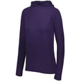 thumbnail image 2 of Holloway Sportswear XS Womens 3D Regulate Lightweight Pullover Purple Heather 222753, 2 of 5