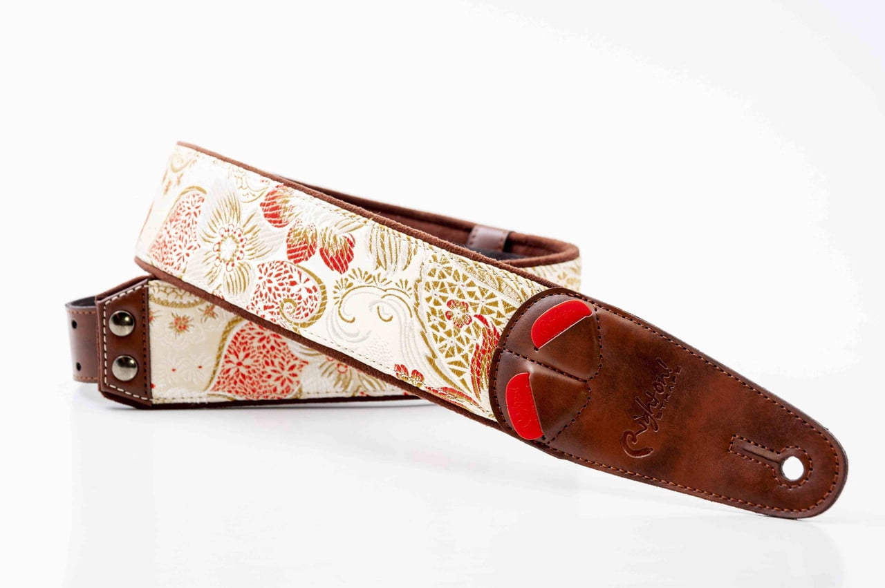 RightOn! Strap Mojo HOKKAIDO Guitar Strap Beige