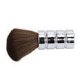 thumbnail image 4 of Barber Face  Brush, Barber Neck Duster Brush Electroplating Process  For Hair Salon Silver, 4 of 8