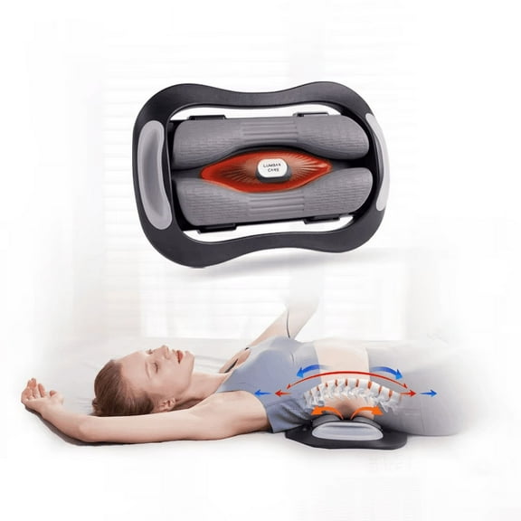 Constant Temperature Heat Therapy Multi-Frequency Vibration Stretch Simple Operation Electric Lumbar Traction Device Grey