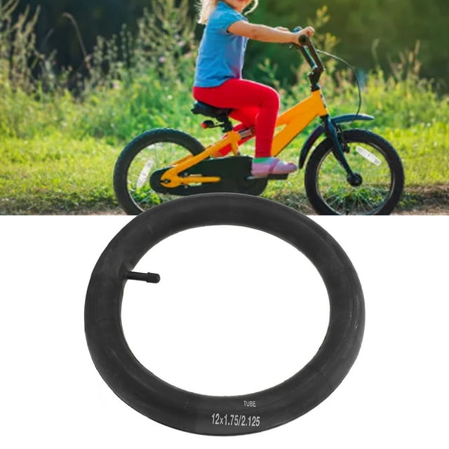 Kids Bike Inner Tube, Noise Reduction Shock Absorption Rubber Tire Inner Tube Abrasion Heat Inner Tube for Children Bicycle