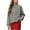 Gray, variant on Womens Casual Work Cardigans Knit Long Sleeve Cropped Sweater Cardigan Button Down Open Front Sweaters Elegant Fall Outwear Green L