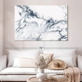 thumbnail image 2 of Elephant Stock Grey And White Abstract Wall Art - Horizontal Canvas Wall Art - Living Room Wall Decor - Abstract Canvas - White And Blue Decor - 51" x 34", 2 of 8