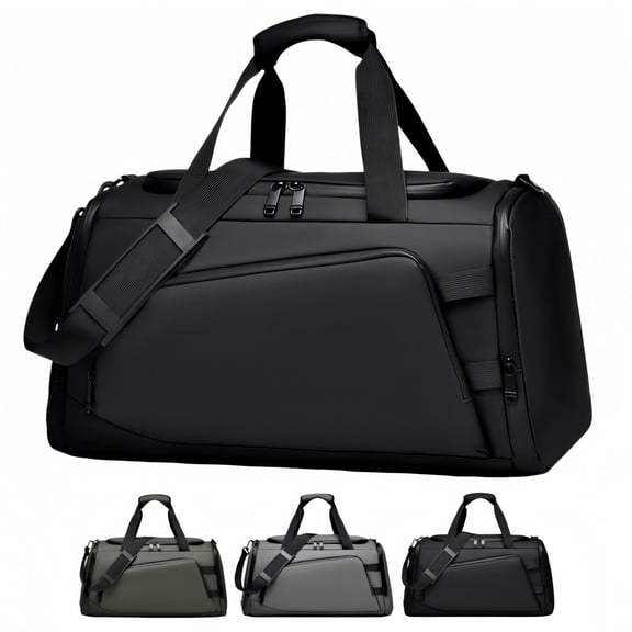 Gym Bag for Men Sport ,Travel Duffle Bag for Women Men, Water Resistant Fitness Sport Tote Bags Travel Weekend Overnight Carry on Bag with Shoe & Wet Pocket