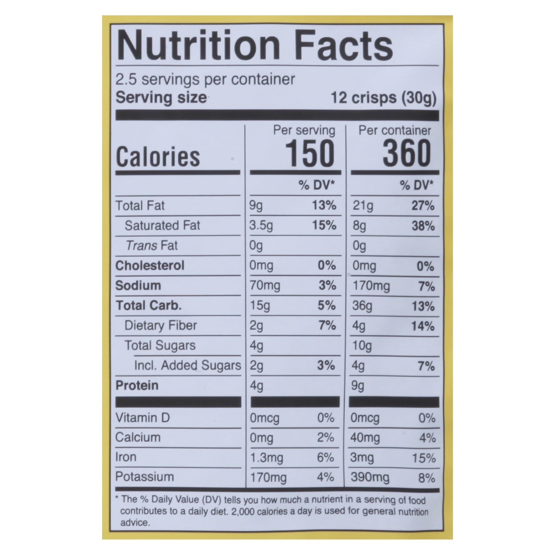 HIPPIE SNACKS CRISPS BANANA BREAD ORIG 2.5 OZ - Pack of 8
