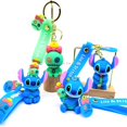 thumbnail image 2 of Anime Cartoon Disney Stitch Keychain Lilo & Stitch Cute Doll Keyring Fashion Couple Bag Ornament Key Chain Car Pendant Toys GiftChina Gong Bohan LED, 2 of 2