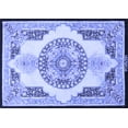 thumbnail image 1 of Ahgly Company Machine Washable Indoor Rectangle Persian Blue Traditional Area Rugs, 7' x 10', 1 of 4