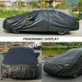 thumbnail image 4 of KouKou Car Cover Waterproof All Weather, 7 Layers Outdoor Car Covers for Automobiles, Universal Fit Toyota Corolla, Hyundai Elantra, Mazda 3, Kia Forte, ect.(Length 177-185 inch), 4 of 7