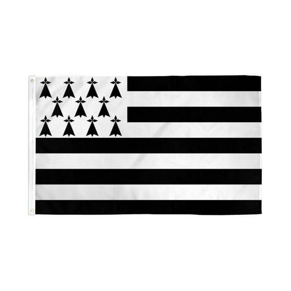 Brittany Flag 3x5ft Poly