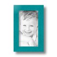 thumbnail image 2 of ArtToFrames 4x7" Aqua Picture Frame, Green Wood Poster Frame, with Regular Glass and 2 (FBPL-4428), 2 of 8