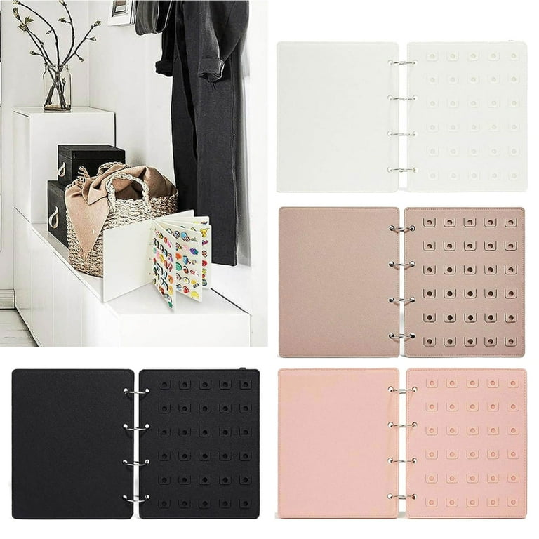 YIGZYCN Shoe Charm Organizer Croc Charm Holder Storage Booklet