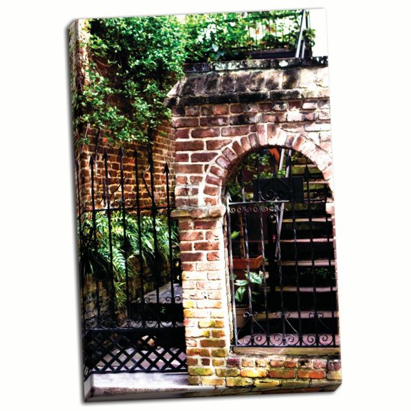 Gango Home Decor Charleston Hideaway 2 by Alan Hausenflock (Ready to Hang); One 24x36in Hand-Stretched Canvas