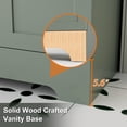 thumbnail image 5 of 48" Freestanding Single Sink Bathroom Vanity with Resin Top, Faucet and Drain, EPA Certified, 5 of 9