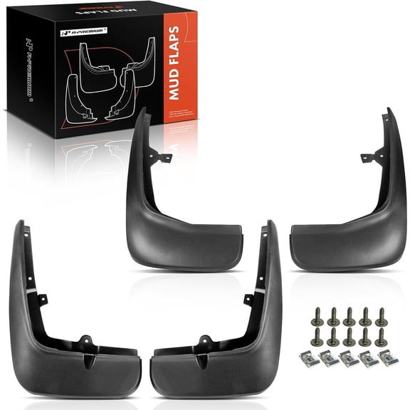 A-premium Splash Guards Mud Flaps Mudflaps for LandA?Rover RangeA?RoverA?Sport L320A?Series 2006-2013 Front and Rear 4-PC Set