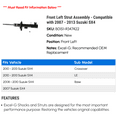 thumbnail image 2 of Front Left Strut Assembly - Compatible with 2007 - 2013 Suzuki SX4 2008 2009 2010 2011 2012, 2 of 2
