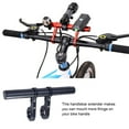 thumbnail image 4 of pitrice Bike Handlebar Extender Handle Bar Extended Bracket Extension Alloy Holder Mount, Black, 20cm, Extended Bracket, 4 of 5