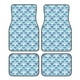 thumbnail image 1 of Fotbe Blue Fish Scale Texture Juego de 4 Tapetes para Auto con Estampado – Alfombrillas de Goma Reforzada, Diseño Antideslizante, Protección para Todo el Año – Vehículos, Autos, Camionetas y SUVs, 1 of 7