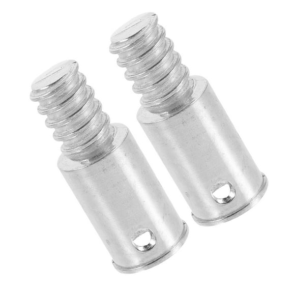 2Pcs Broom Handle Threaded Tip Replacement Repair Kit for Broom Pole
