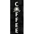thumbnail image 2 of Reed, Tara 12x24 White Modern Wood Framed Museum Art Print Titled - Coffee Humor vertical black I-Coffee, 2 of 4