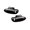 Driver and Passenger Side, variant on KarParts360 For Nissan Maxima 2002 2003 Exterior Door Handle Driver & Passenger Side | Pair | Front | Textured Black | Chrome Lever | GXE/GLE Model | For NI1310115, NI1311115 | 806072Y904, 806062Y904