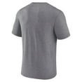 thumbnail image 3 of Men's Fanatics Heather Gray New England Patriots Warped Block Tri-Blend T-Shirt, 3 of 3
