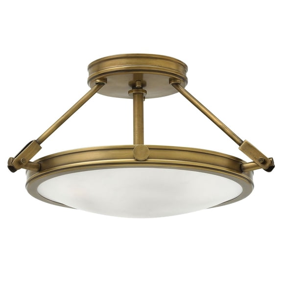 Hinkley Lighting - Three Light Semi-Flush Mount - Foyer - Collier - 3 Light